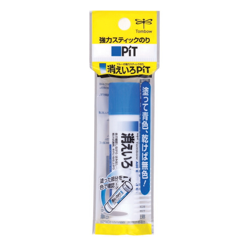 トンボ鉛筆 スティック糊 消えいろピットTパック PKPT-TC