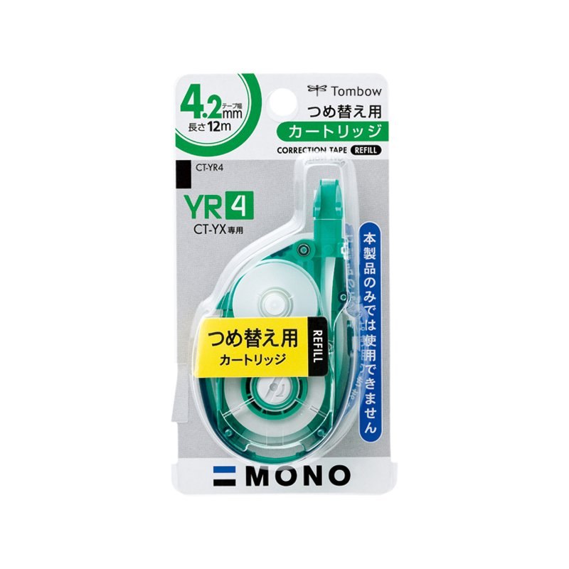 トンボ鉛筆 修正テープ カートリッジ モノ 4mm CT-YR4