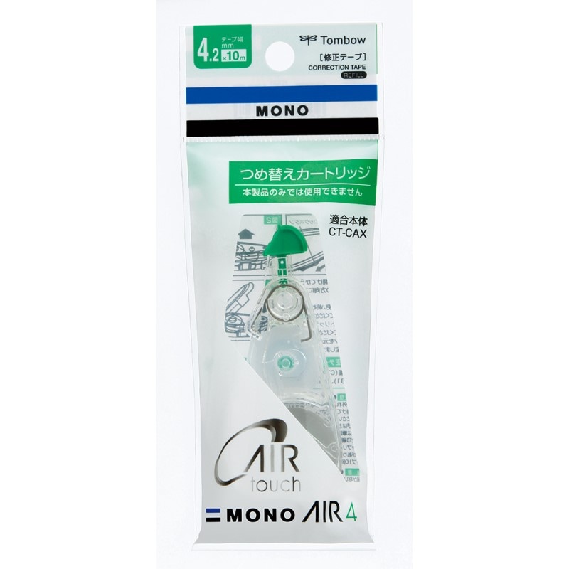 トンボ鉛筆 修正テープ カートリッジモノエアー 4mm CT-CAR4
