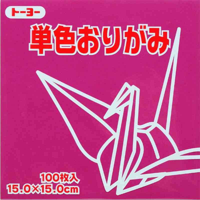 トーヨー 単色折紙 15.0-28 ぼたん064128