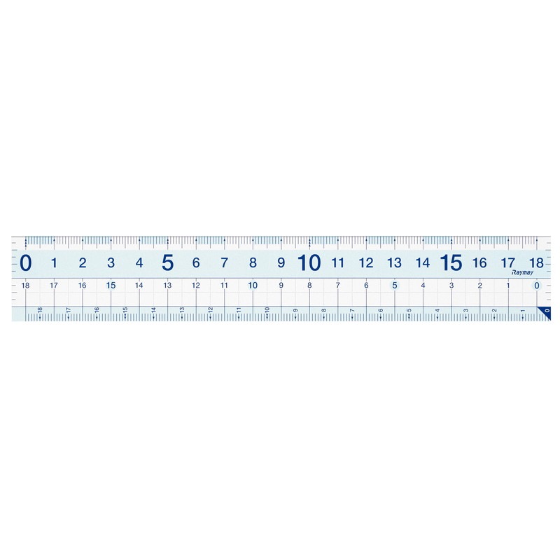 レイメイ藤井 先生おすすめ直定規 18cm APJ136 定規 18ｃｍ 文具 算数 図工 学生 小学生 児童 学校 授業