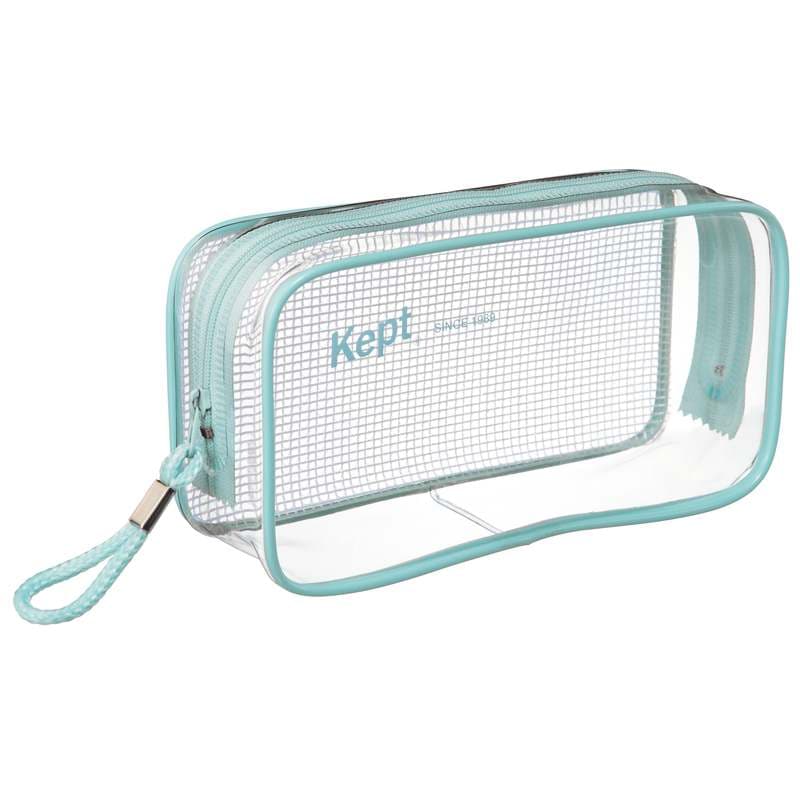 レイメイ藤井 Kept クリアペンポーチ グレイッシュグリーン KPF9021GM ペンケース 緑 文具 クリア 透明 kept 学生