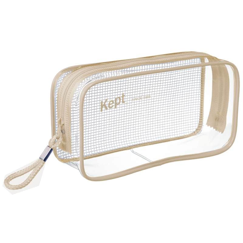 レイメイ藤井 Keptクリアペンポーチ ベージュ KPF9021J ペンケース ベージュ 文具 クリア 透明 kept 学生