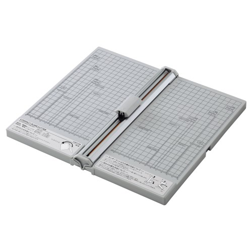 リヒトラブ コンパクトスライドカッター M-40 折りたたみ式 A4ヨコ対応 両利き用