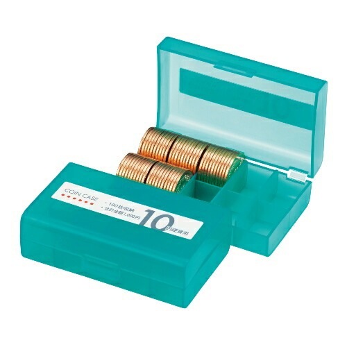 オープン工業 コインケース 10円玉用 M-10W 100枚収納