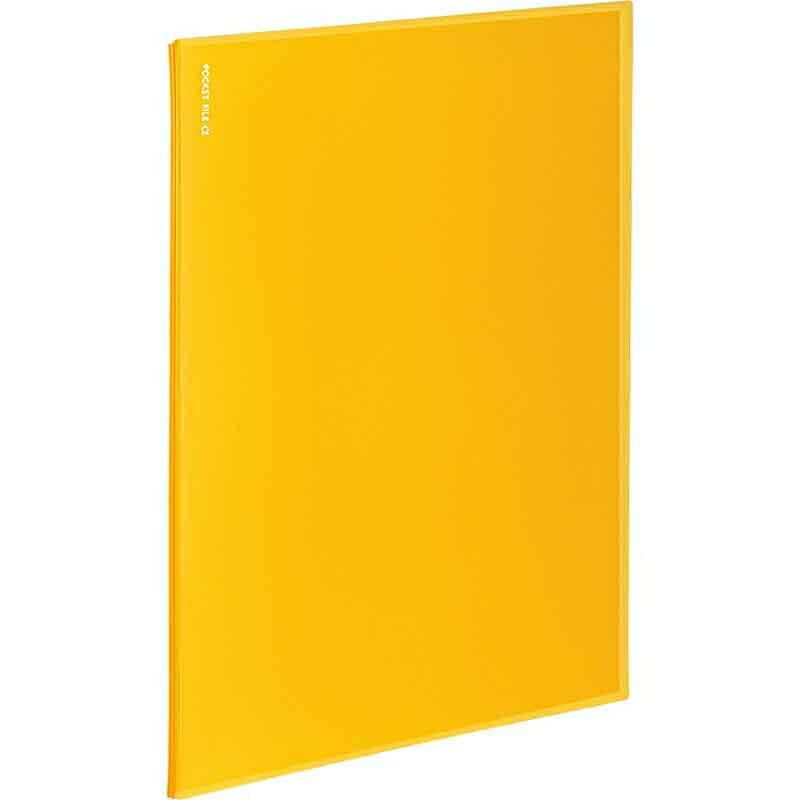 コクヨ ポケットファイルα A4 6ポケット 黄 ラ-NF6Y