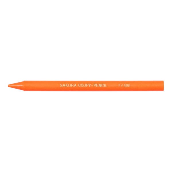 サクラクレパス クーピーペンシル 蛍光オレンジ JFY305 バラ売り 単色