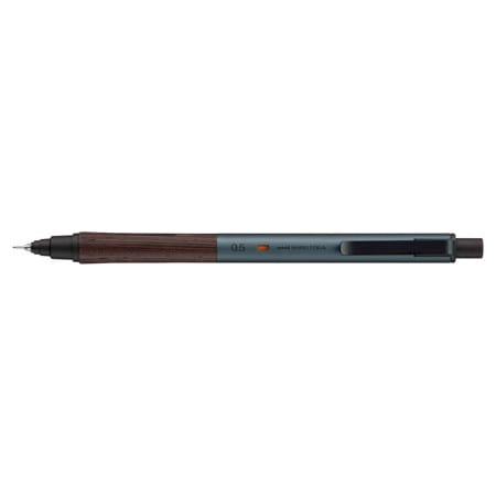 三菱鉛筆 クルトガウッド 0.5mm スチールグレー M5KW1P.23 シャーペン KURUTOGA Wood