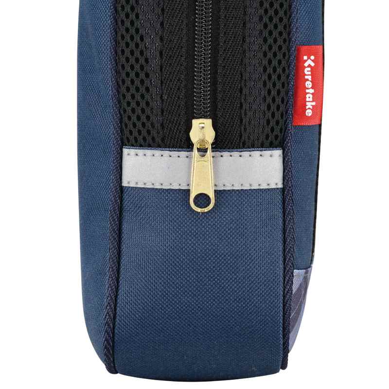 呉竹 書道セット GA-1300S ネイビー×チェック 書道用品 お習字セット かわいい かっこいい 男の子 女の子 小学生 オシャレ