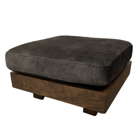 スツール win-win　ウォールナット無垢材/レッドオーク無垢材　カバーリングタイプ　木枠ソファ　オイル塗装