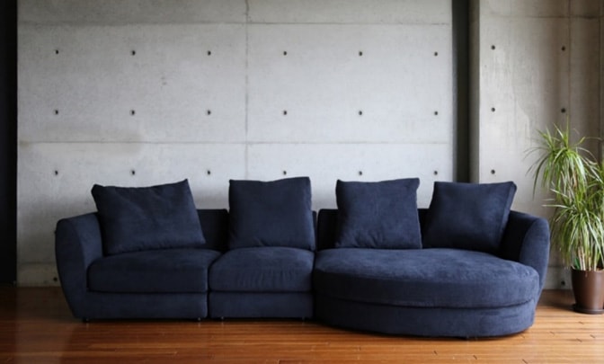 ワンソファー94R＋レスソファー＋ルーミーカウチL　COLONEL（コロネル）