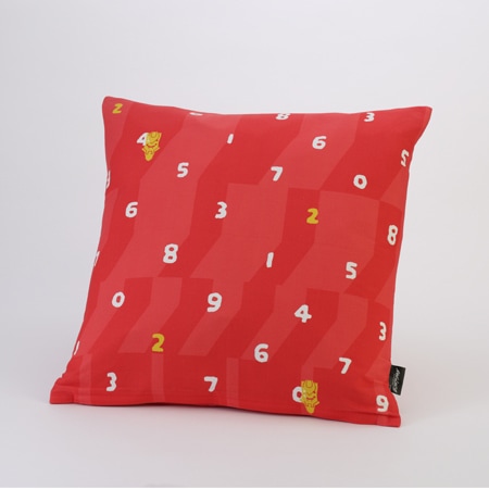 【songdream】EVANGELION Cushion (textile design by SOU・SOU) 弐号機