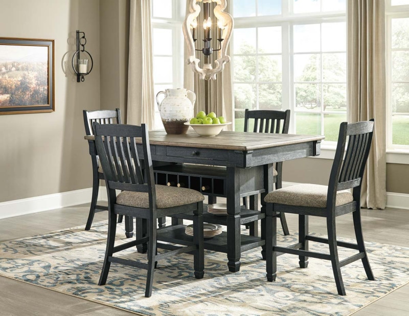【ASHLEYオフィシャルショップ】Tyler Creek Counter Dining Table  ［size:W102 D152 H92cm］  D736-32   ※バースツール別売り