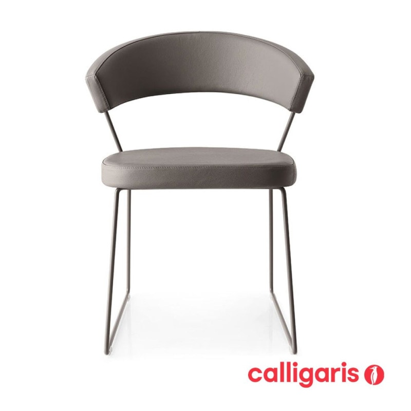 ダイニングチェア Calligaris カリガリス NEW YORK CB/1022-LH トープ・ブラック・ホワイト