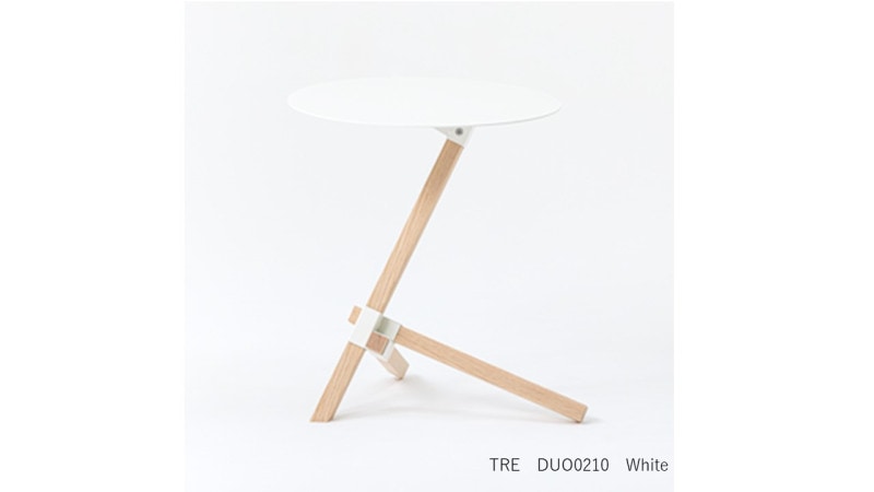 サイドテーブル　TRE　DUO0210　White