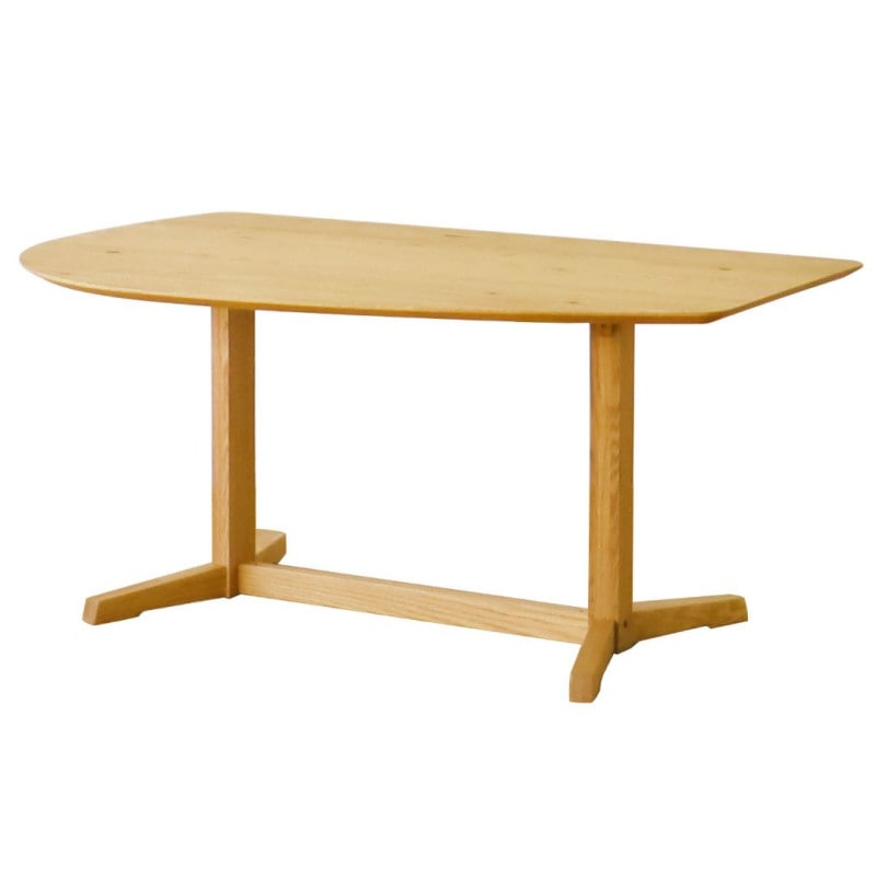 ダイニングテーブル Aステージ 変形天板タイプ ウォールナット材/オーク材