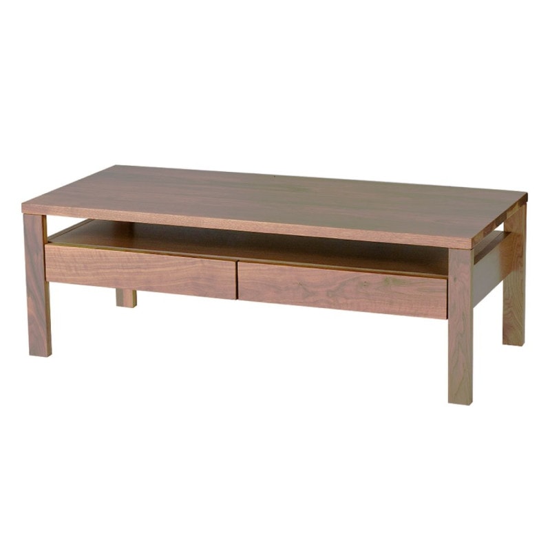 引出付きコーヒーテーブル ヴィータ　ウォールナット/ブラックチェリー/オーク