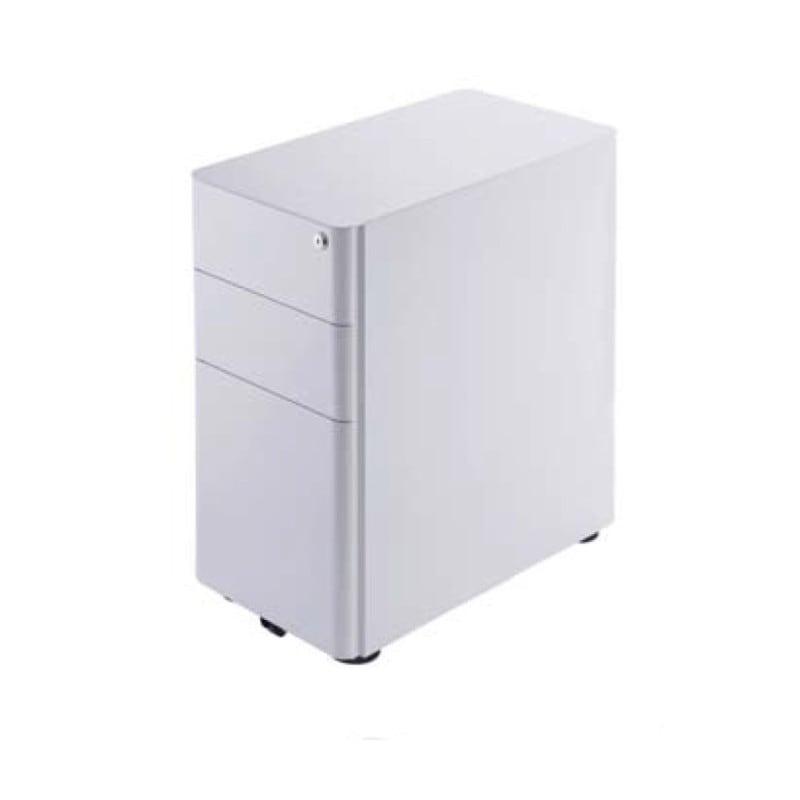 スリムチェスト　SLM-CH ホワイト・シルバー・ブラック　スチール製　幅30cm