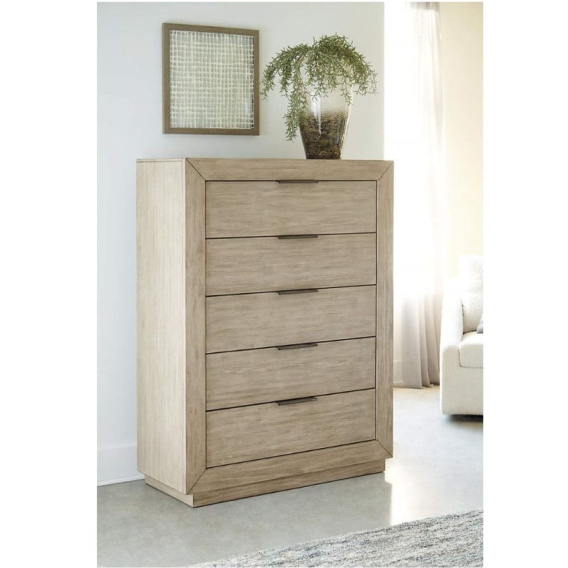【ASHLEYオフィシャルショップ】Hennington Chest of Drawers ［size:W110 D46 H146cm］ B756-46