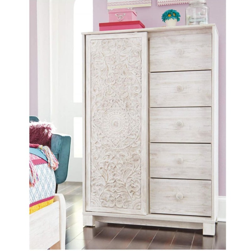 【ASHLEYオフィシャルショップ】Paxberry Dressing Chest  ［size:W94 D48 H141cm］  B181-48