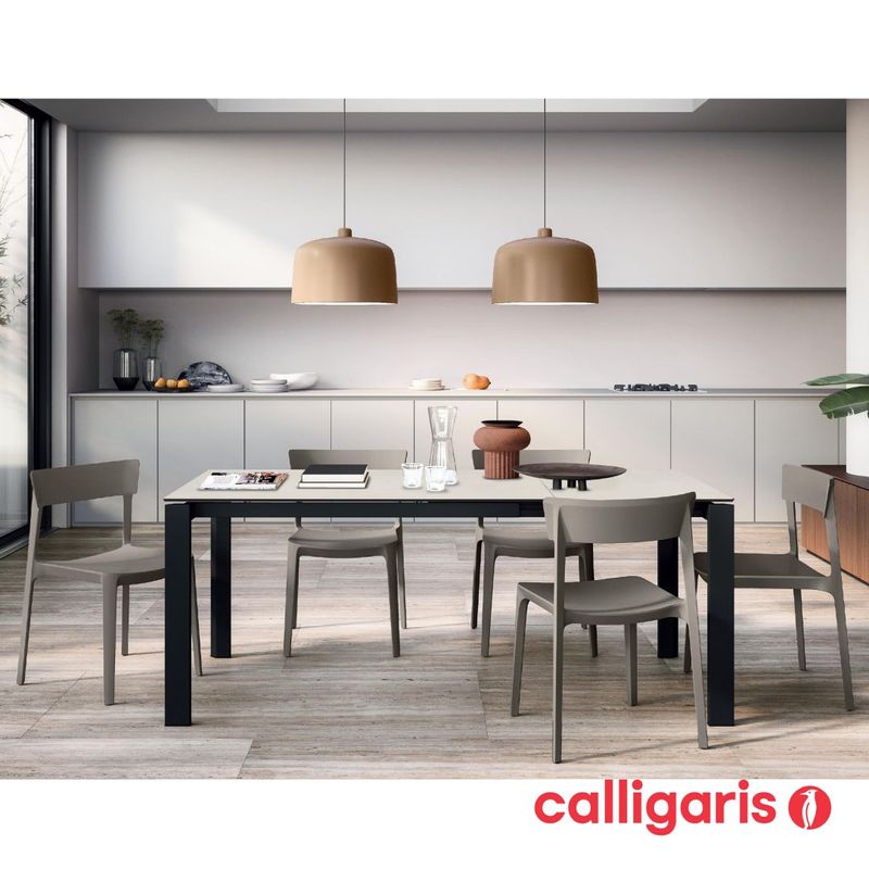 ダイニングテーブル Calligaris カリガリス Table  Duca ceramic CS4089-R130
