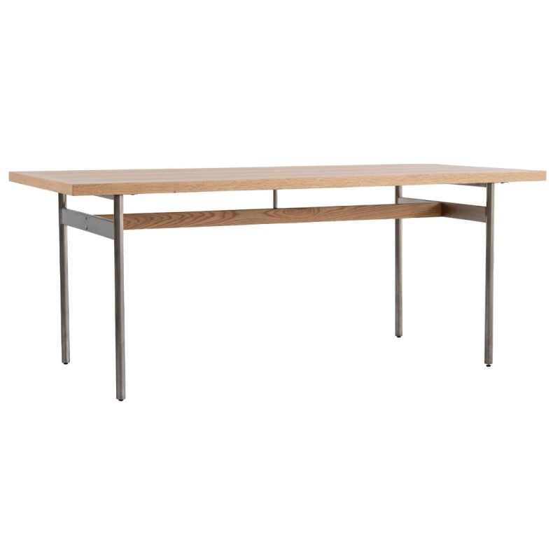 ダイニングテーブル KYST(キスト) オークナチュラル・スモーク　ステンレス脚