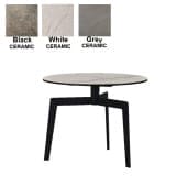 【songdream】センターテーブル　PHOBOS（フォボス）セラミック天板/ブラックメタル脚