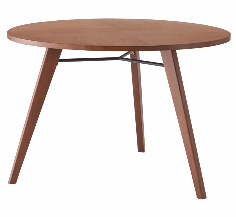 円形ダイニングテーブル　form　F6-101　バジルテーブル　オーク材/ナチュラル色・ブラウン色