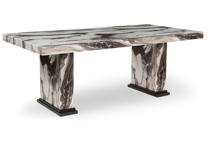【ASHLEY】Jazmore Dining Table ［size:W203 D102 H76cm］ D581-26B/T ※チェア別売り