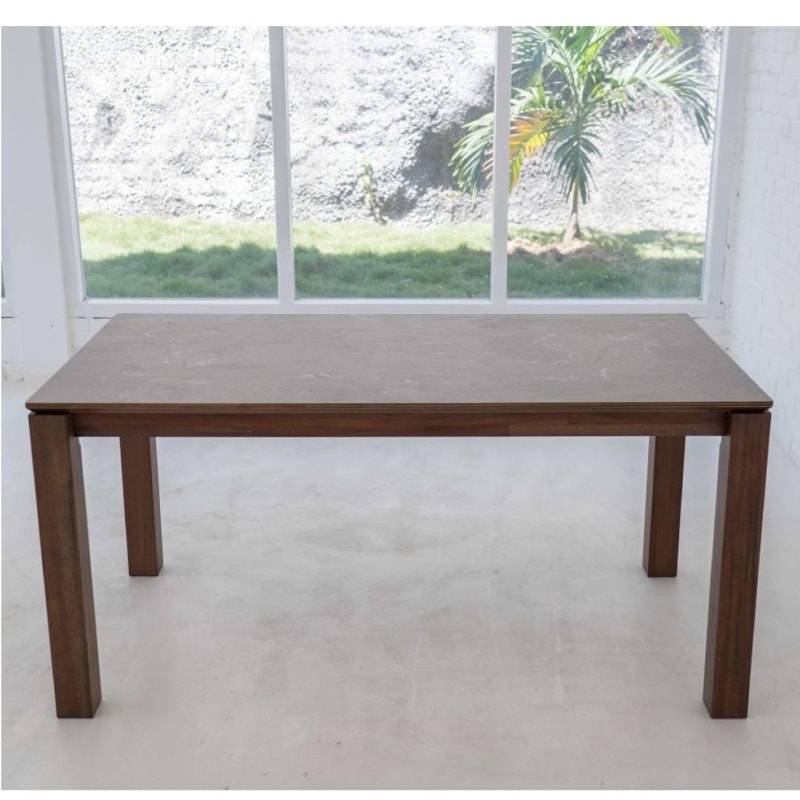 ダイニングテーブル KOS 幅150/幅180cm モルタル調  グレー 北欧　※旧品番FUSION(フュージョン)1360※