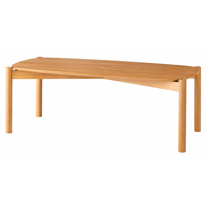 リビングテーブル　form　F3-106　ベイリーフテーブル　オーク材/ナチュラル色・ブラウン色