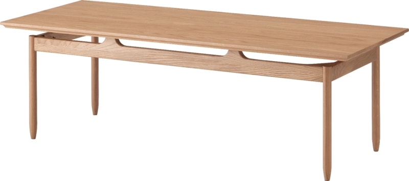 リビングテーブル(長方形)　form　F3-107　サントリナテーブル　オーク材/ナチュラル色・ブラウン色