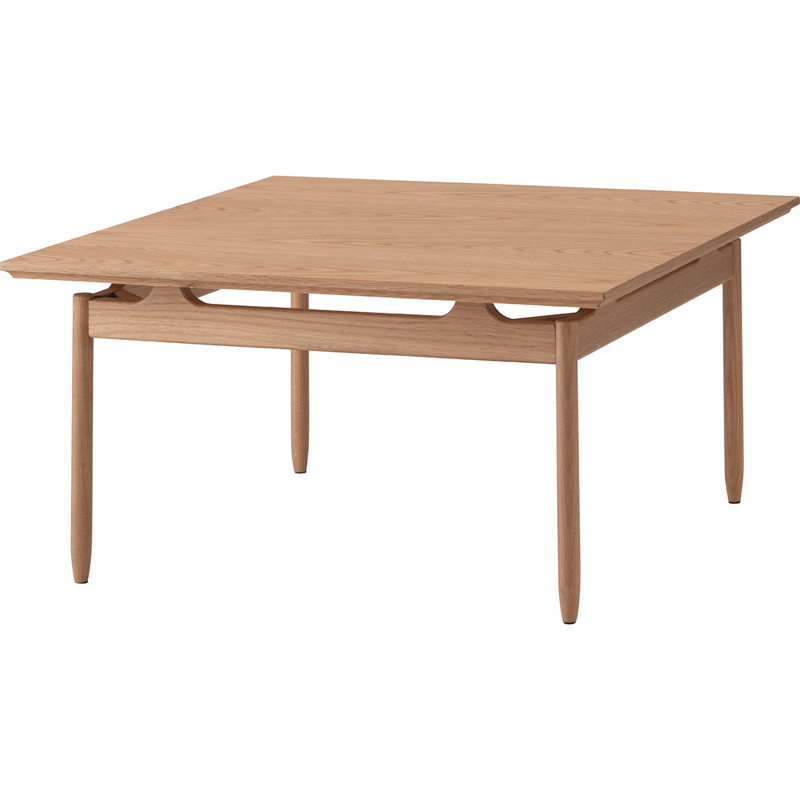 リビングテーブル(正方形)　form　F3-108　サントリナテーブル　オーク材/ナチュラル色・ブラウン色