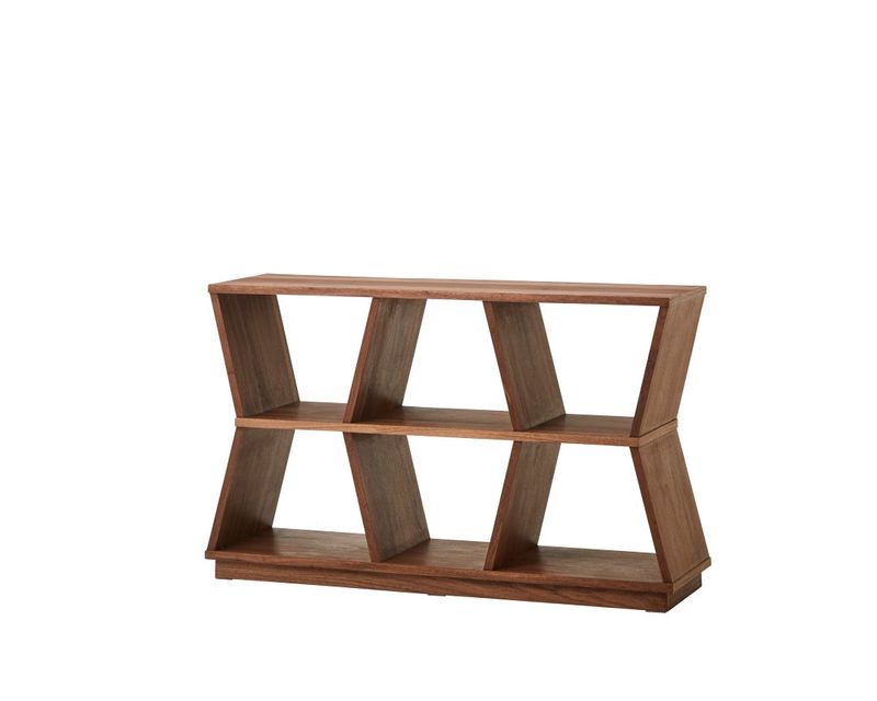 シェルフ　HIVE　127ロー　OAK(オーク)/WNT(ウォールナット)　ルームディバーダー