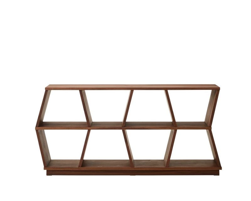 シェルフ　HIVE　165ロー　OAK(オーク)/WNT(ウォールナット)　ルームディバーダー