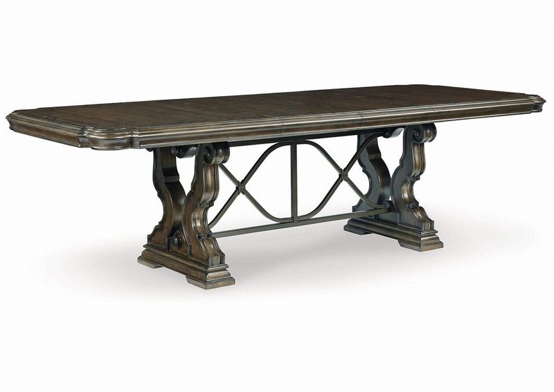 【ASHLEY】Maylee Dining Extension Table［size:W182/228/274 D112 H76cm］ D947-55B/T