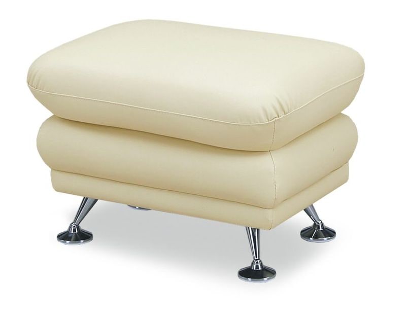 オットマン(スツール)　スイート8　合皮(ミルクホワイト・ダークブラウン・ブラック)　脚変更可能