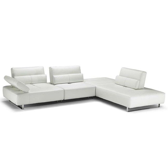 【NATUZZI EDITIONS】コーナーソファ　CORNAREDO(コルナレード)　幅339×奥行264cm　背もたれ可動式　本革ソファ
