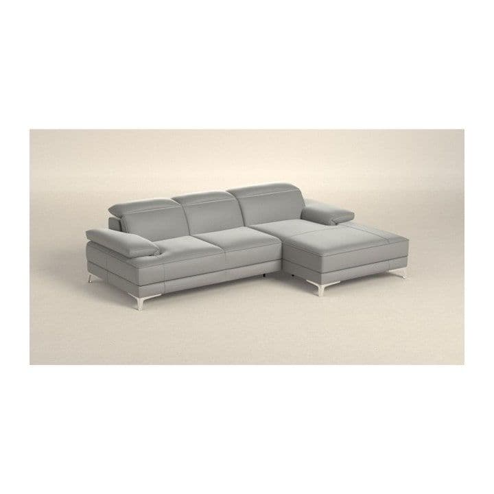 【NATUZZI EDITIONS】シェーズロングソファ　VITERBO(ヴィテルボ)　幅257cm　ヘッドレスト可動式　本革ソファ
