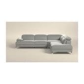 【NATUZZI EDITIONS】コーナーソファ　VITERBO(ヴィテルボ)　幅299×奥行249cm　ヘッドレスト可動式　本革ソファ