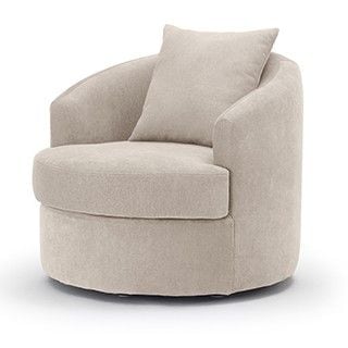 1Pソファ(回転式)　LAR　撥水加工生地(テフロン加工)　ラウンドソファ　クッション1個付属