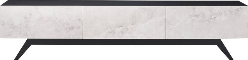 ローボード　form　F4-104　リンデンローボード　大理石調　ナチュラル色・ブラック色