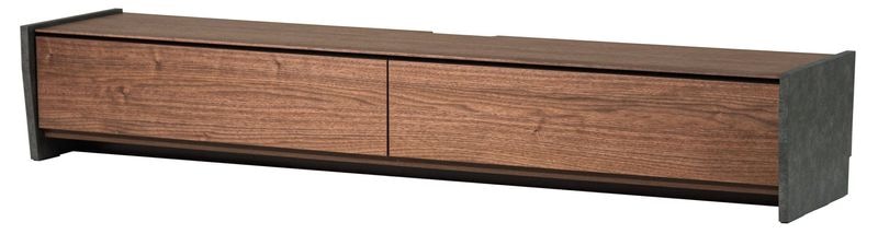 ローボード　form　F4-113　シリムローボード　石目調調　ナチュラル色・ブラウン色