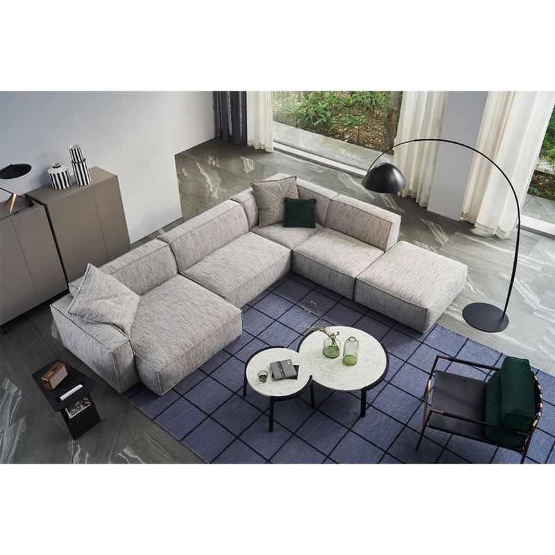 【songdream】OLIVIA （オリビア）コーナーソファ【向左シェーズロング】 幅369cm