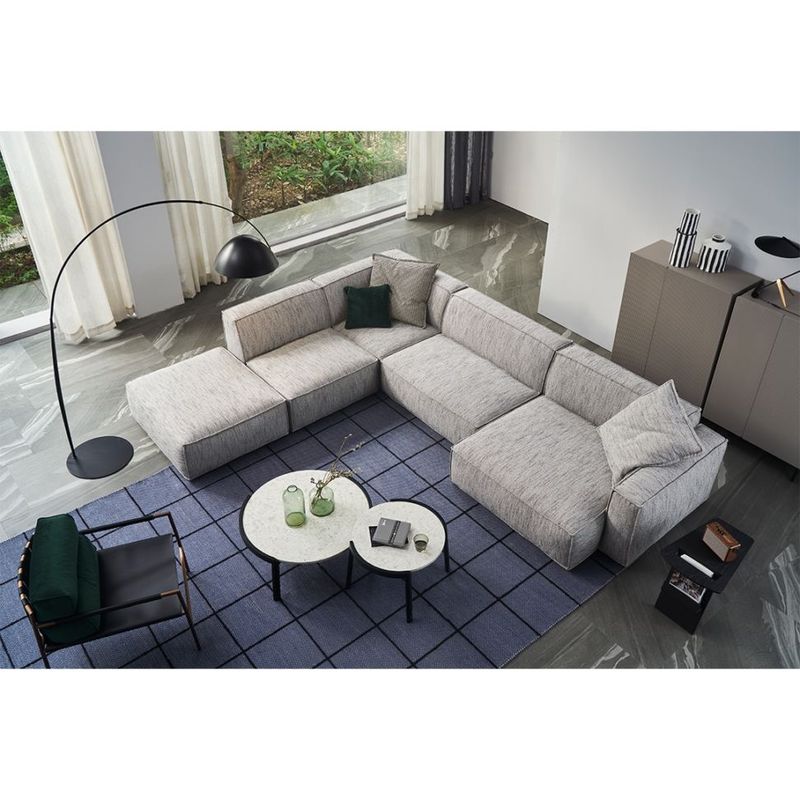 【songdream】OLIVIA （オリビア）コーナーソファ【向右シェーズロング】 幅369cm