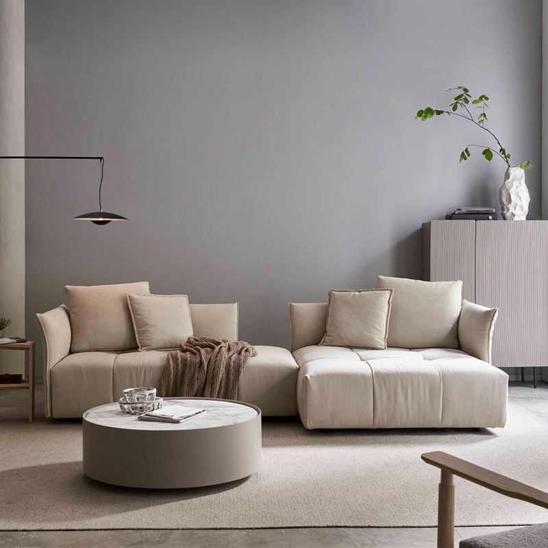 【songdream】ILDA(イルダ)ソファ【向右ワイドシェーズ】　幅300cm