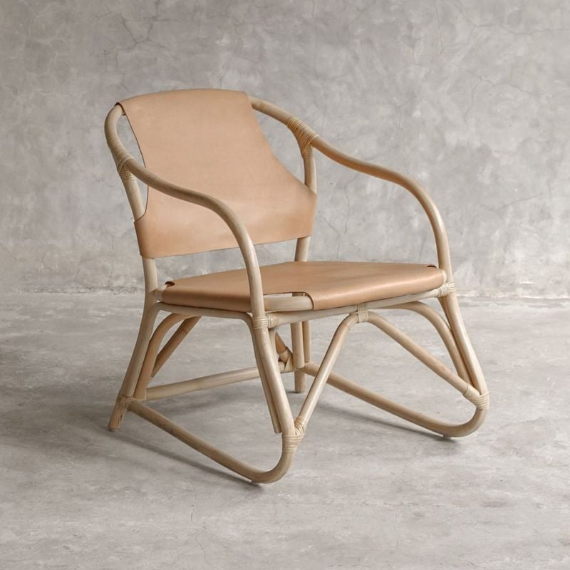 Lounge Chair Cordoba（コルドバ）  ラタン/レザー　ジャパンディ