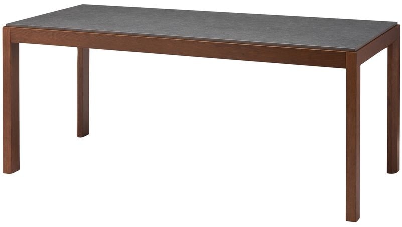 ダイニングテーブル　form　F6-112NA　ロマティカテーブル　石目調メラミン天板　オーク材/ナチュラル色・ブラウン色