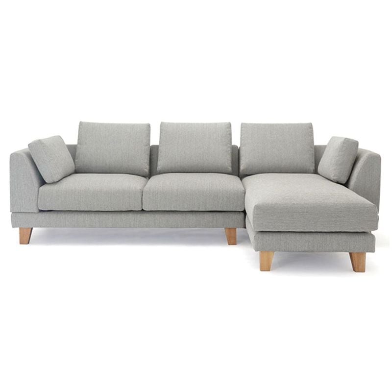 シェーズロングソファ　OLBA　撥水ァブリック　テフロン加工　肘組替可能　幅230cm/幅250cmタイプ