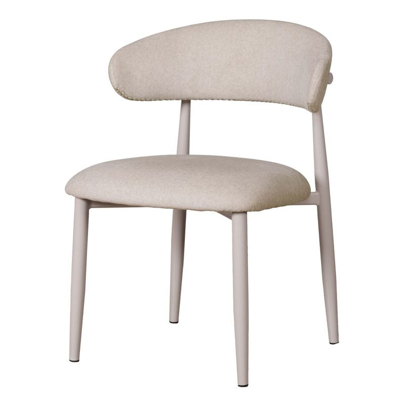 ［新商品］サイドチェア　パンドル　ベージュレッグ　撥水加工ファブリック(ベージュ・グレー)　お掃除ロボット対応